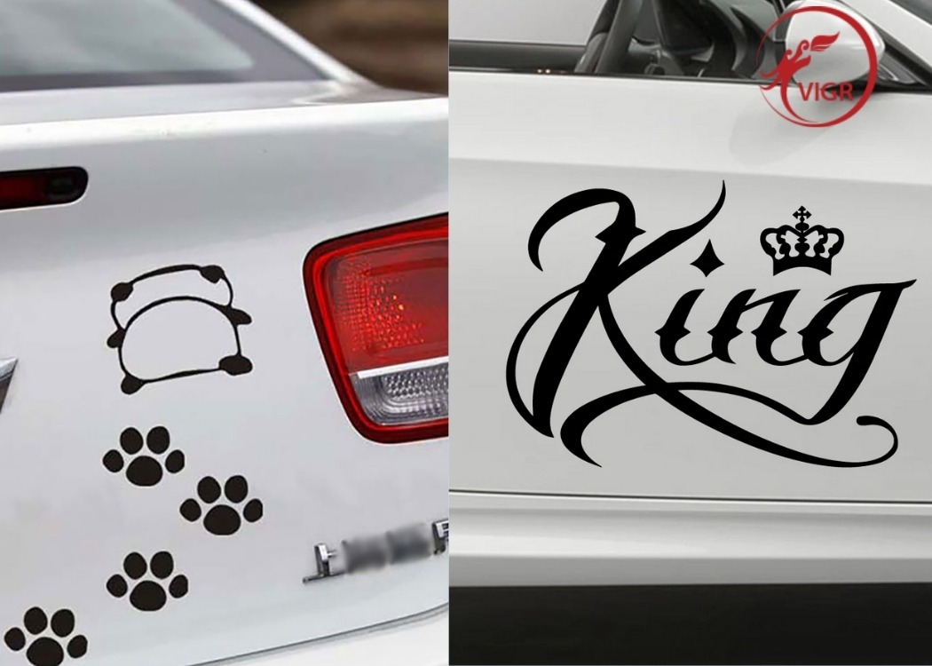 in decal dán xe giá rẻ lấy liền trong ngày vigroup