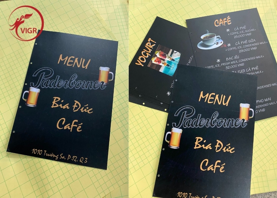 in menu