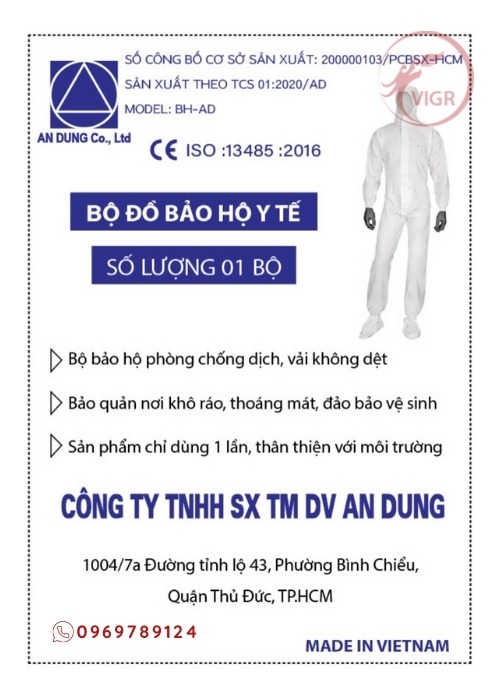 in tem nhãn đồ bảo hộ y tế giá rẻ lấy liền tại tphcm